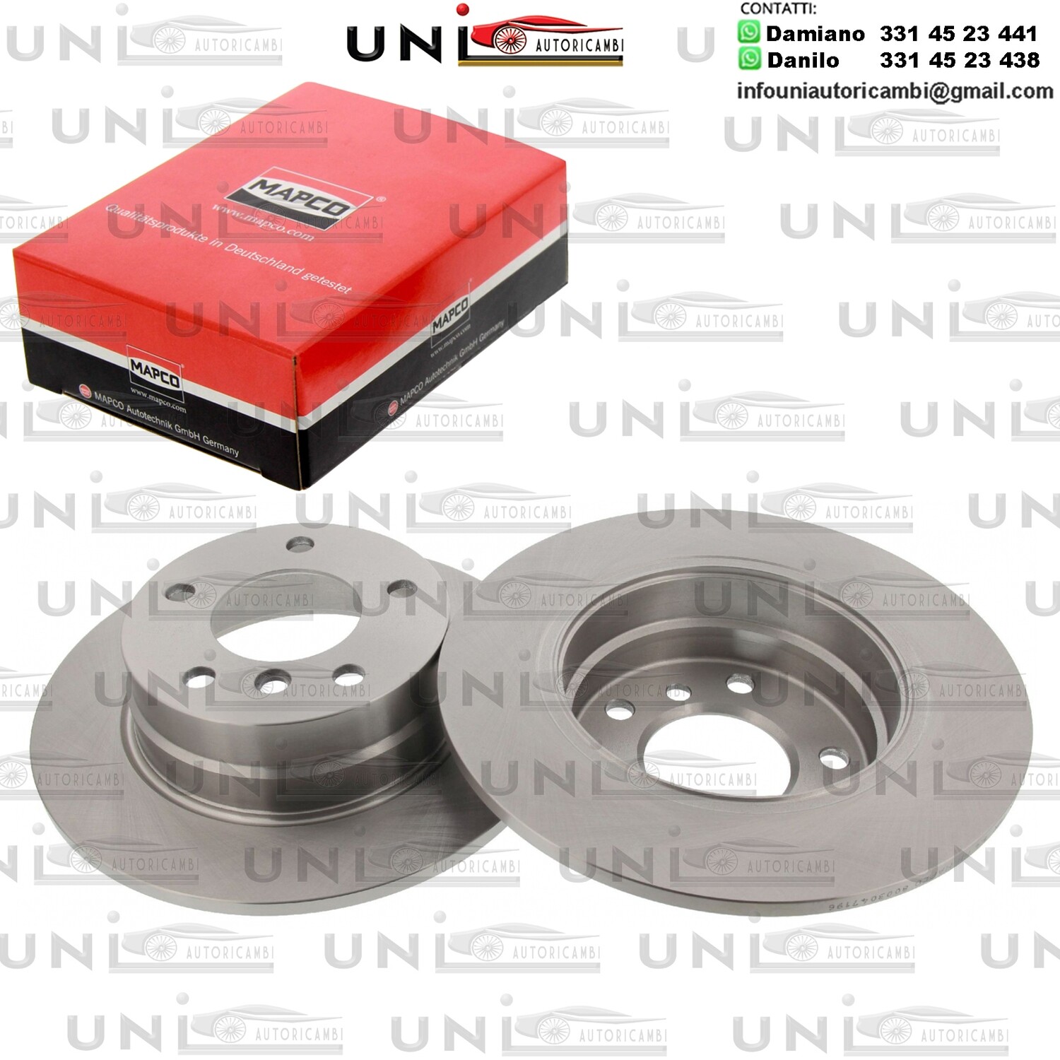 2 Dischi Anteriori Autoventilati FORD