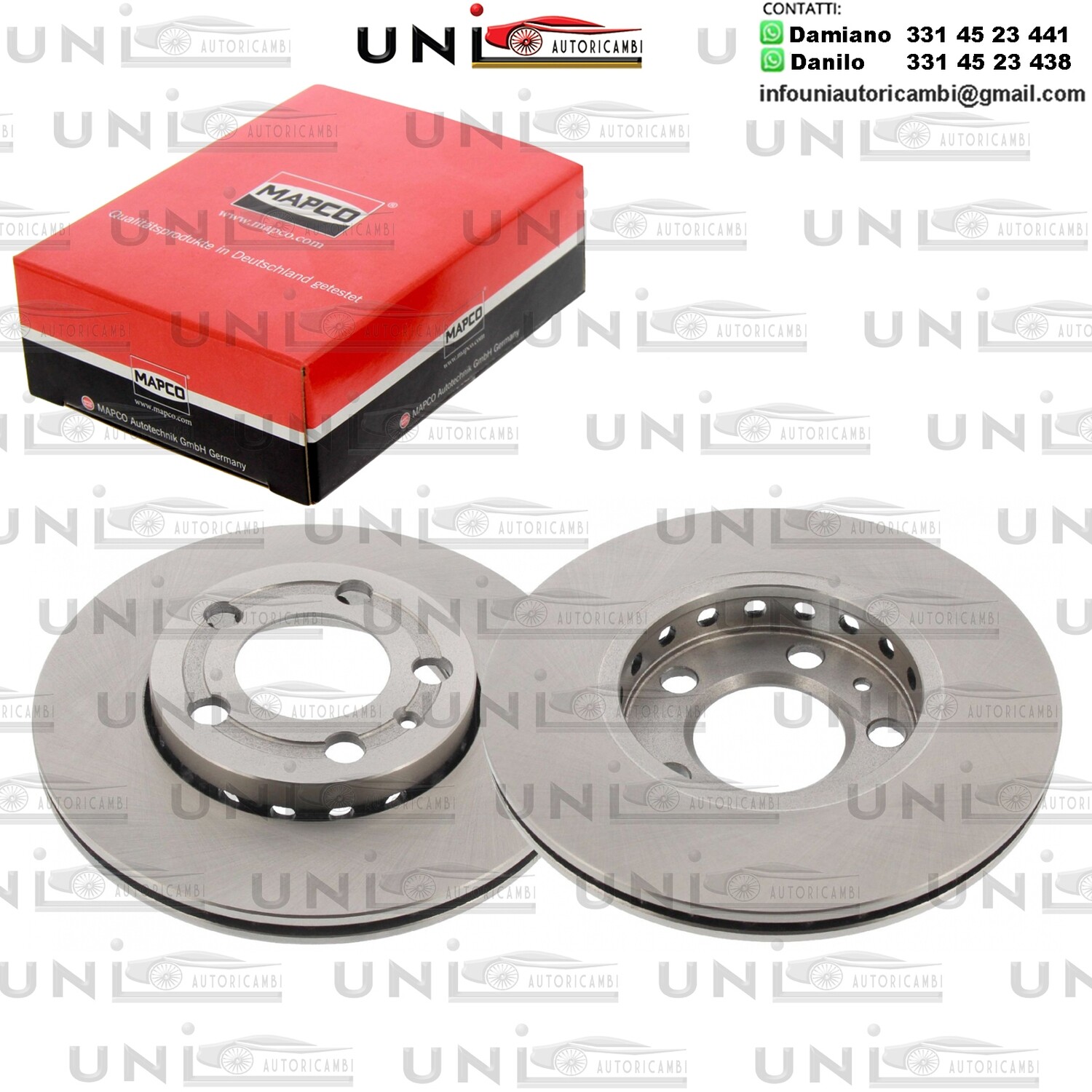 2 Dischi Anteriori Autoventilati HYUNDAI