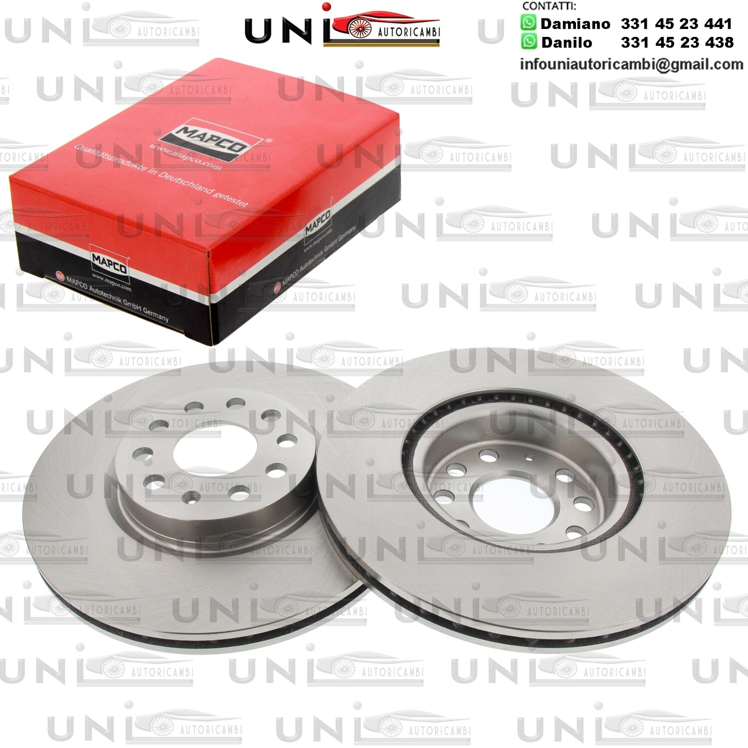 2 Dischi Anteriori Autoventilati HYUNDAI / ISUZU