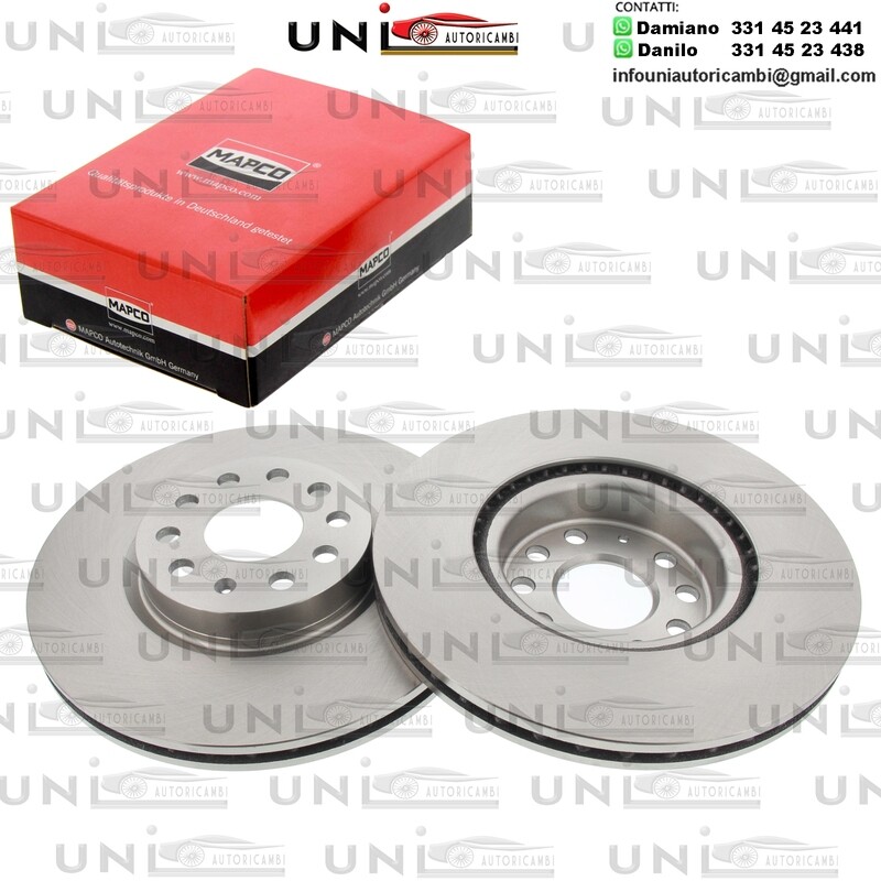 2 Dischi Anteriori Autoventilati HYUNDAI / ISUZU