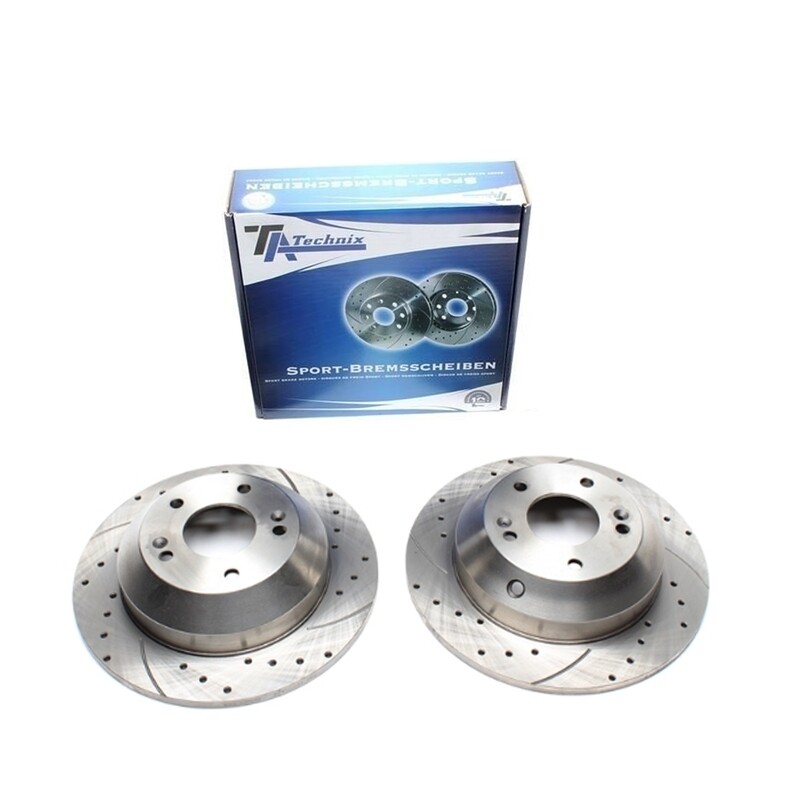 2X Dischi Sportivi Posteriori Hyundai Santa Fe II / Santa Fee III / Grand Santa Fe III / Kia Sorento II