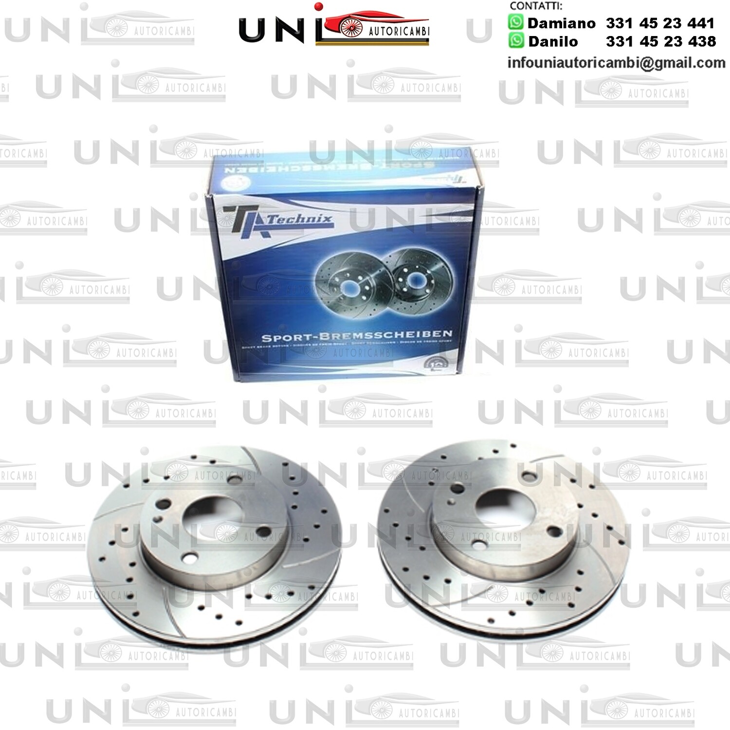 2X Dischi Sportivi Anteriori Mazda 323 C IV / 323 F IV / 323 S IV / 323 V P / C / F / S / Demio