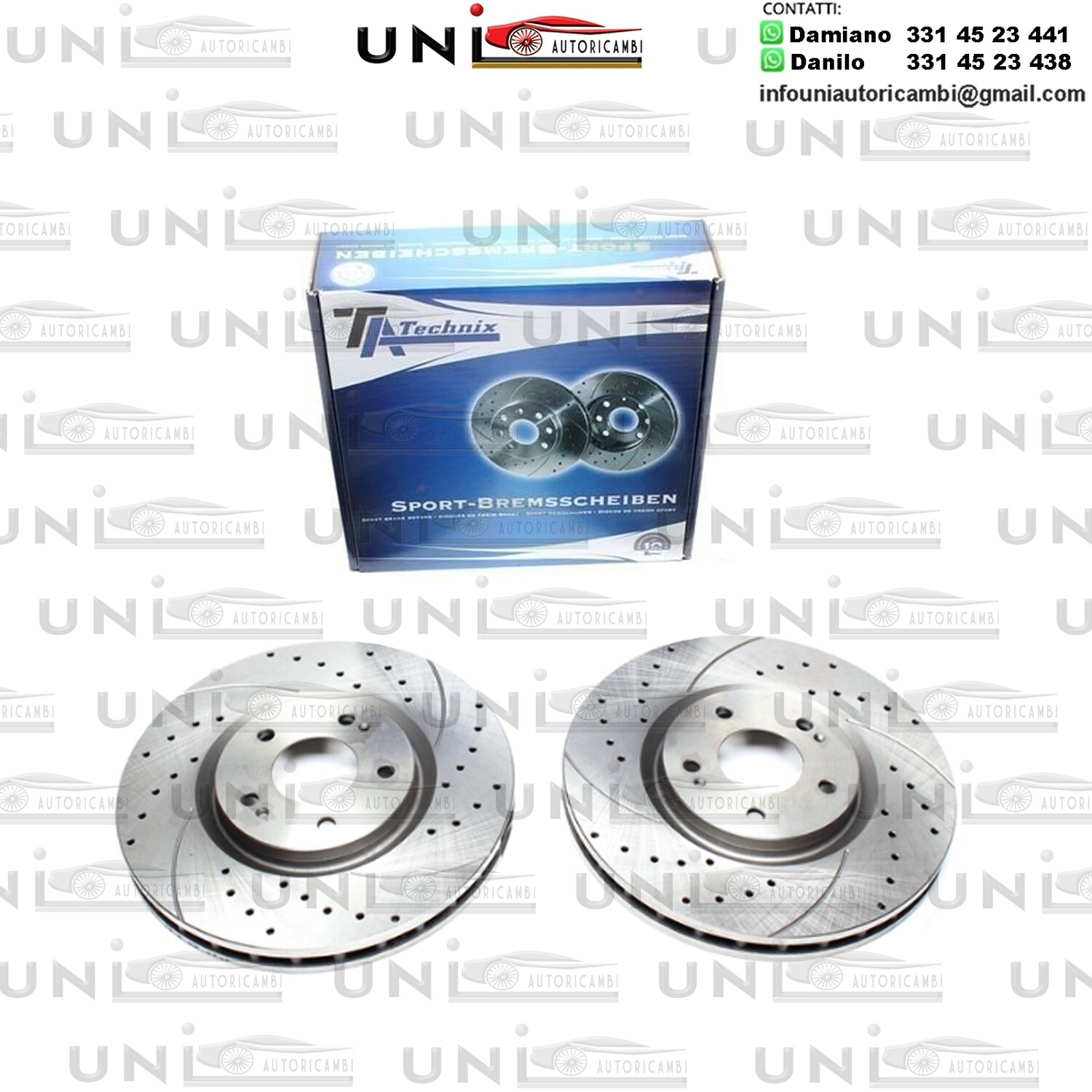 2X Dischi Sportivi Autoventilati Anteriori Mitsubishi Lancer VI / Lancer Saloon