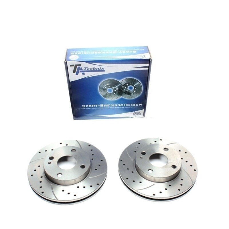 2X Dischi Sportivi Anteriori Mazda 323 C IV / 323 F IV / 323 S IV / 323 V P / C / F / S / Demio