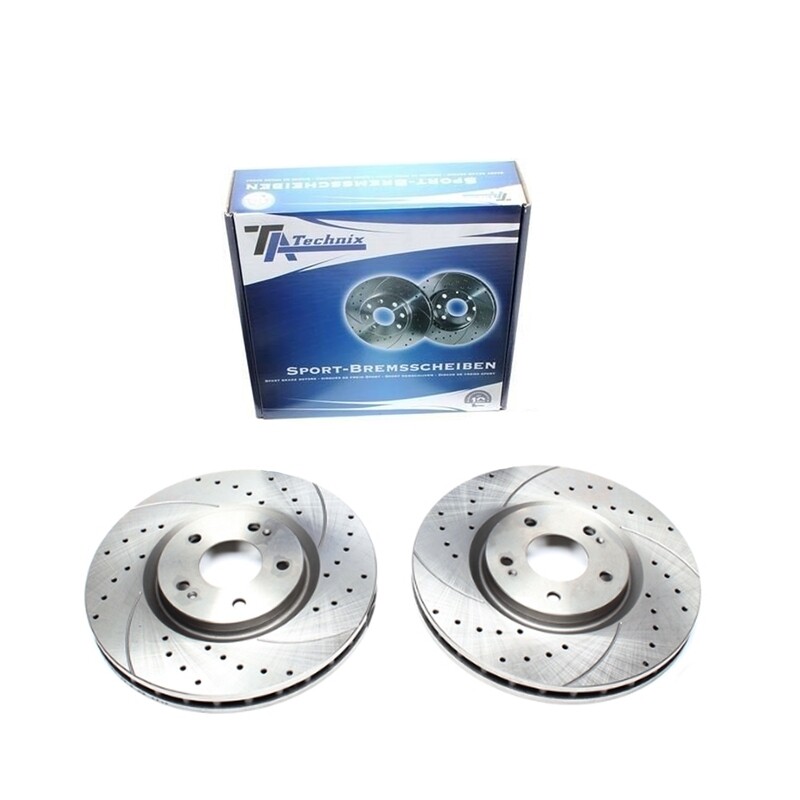 2X Dischi Sportivi Autoventilati Anteriori Mitsubishi Lancer VI / Lancer Saloon