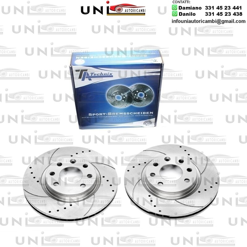 2X Dischi Sportivi Anteriori Volvo 440 / 460 L / 480 E