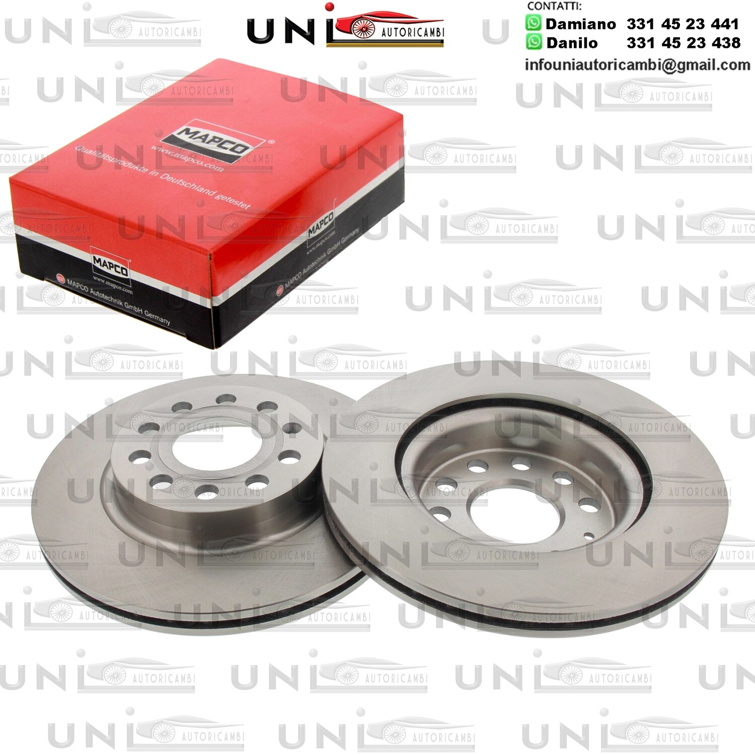 2 Dischi Anteriori Autoventilati ISUZU / IVECO