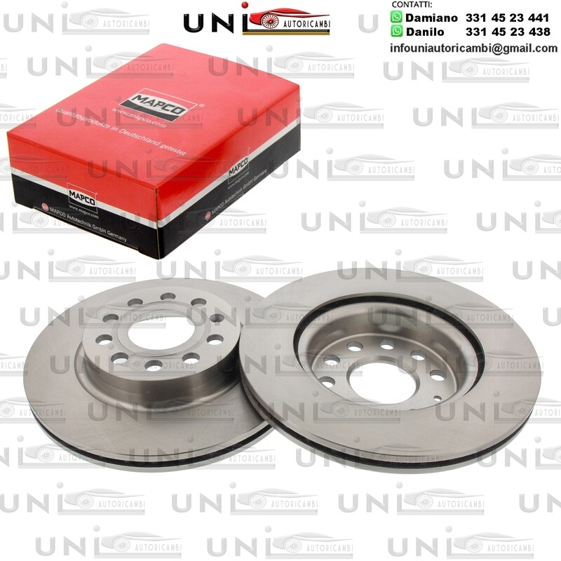 2 Dischi Anteriori Autoventilati ISUZU / IVECO