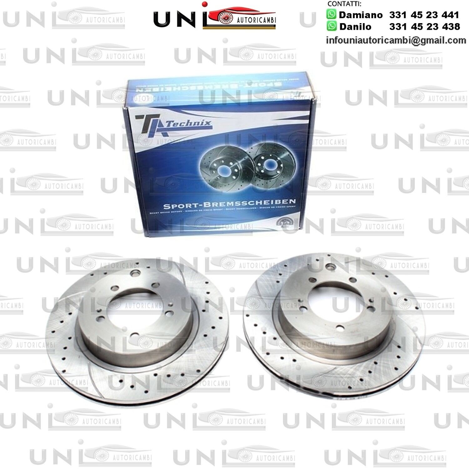 2X Dischi Sportivi Posteriori Mitsubishi Lancer VI / Lancer Saloon