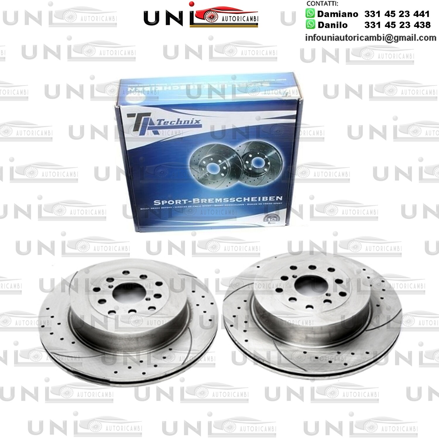 2X Dischi Sportivi Posteriori Subaru Impreza Saloon