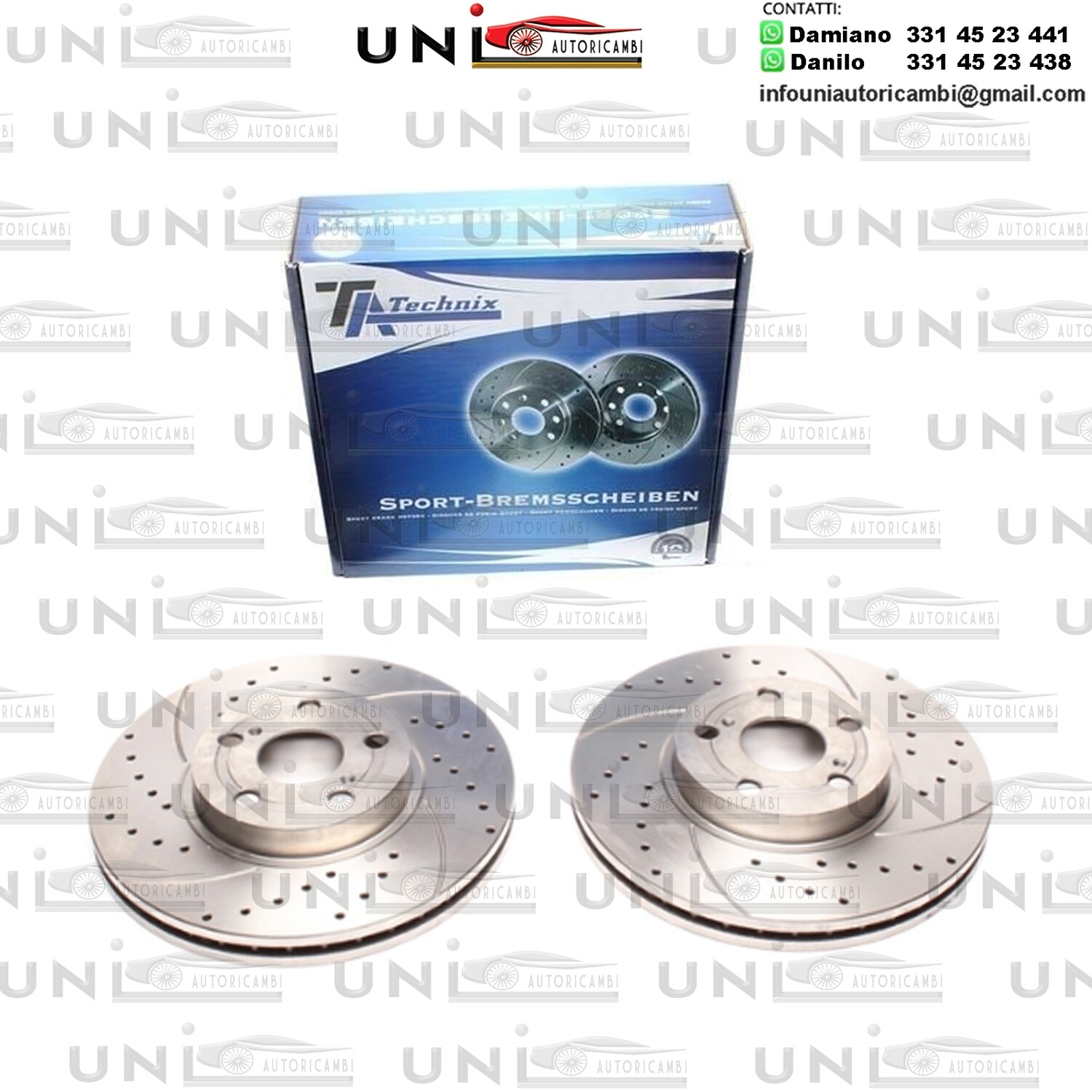 2X Dischi Sportivi Anteriori Toyota Avensis / Avensis Sedan / Avensis Combi