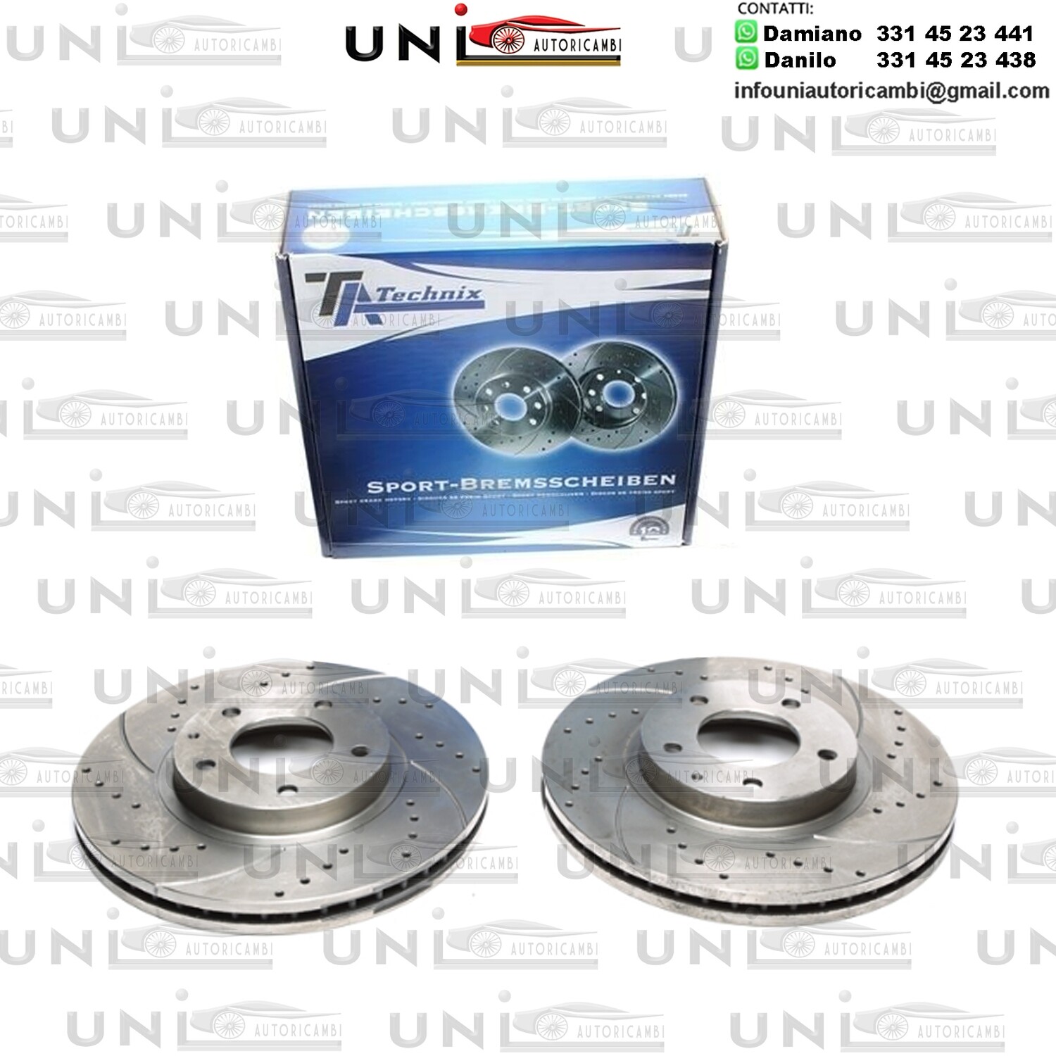 2X Dischi Sportivi Anteriori Mazda MPV II