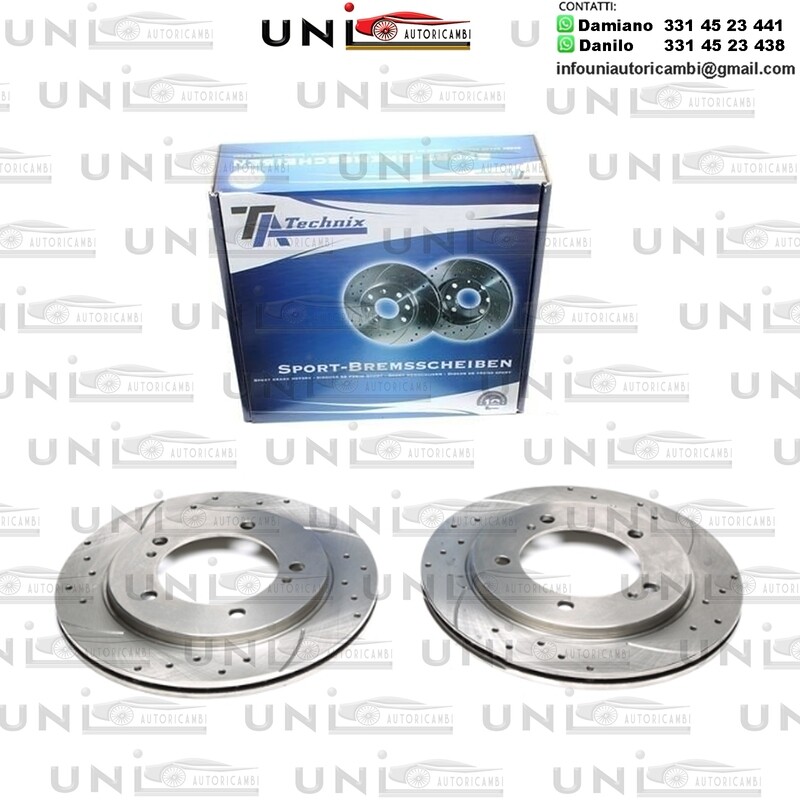 2X Dischi Sportivi Anteriori Suzuki Grand Vitara I / Grand Vitara I Cabriolet