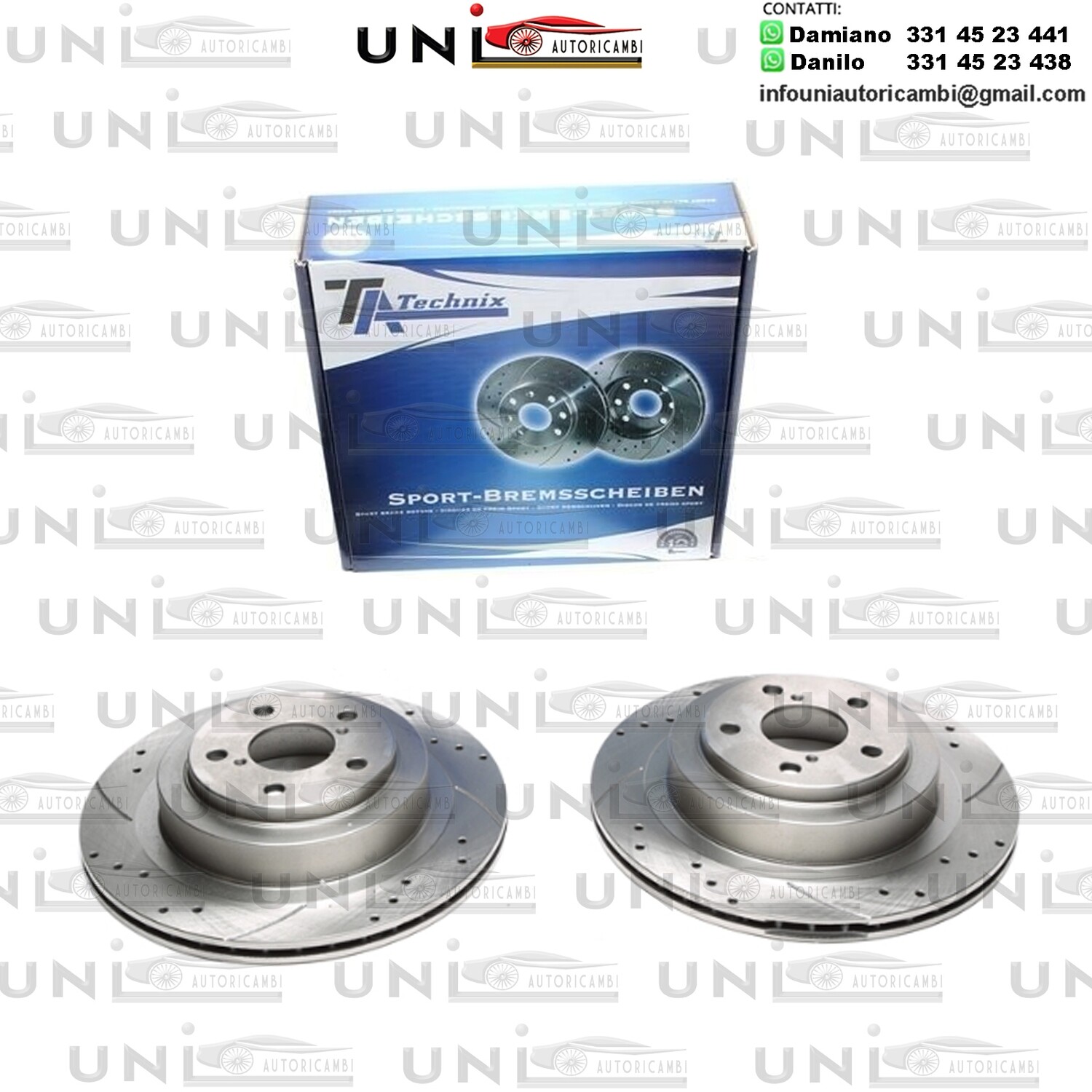 2X Dischi Sportivi Posteriori Subaru Impreza Sedan / Hatchback / Station Wagon / Legacy IV / Station Wagon / Outback