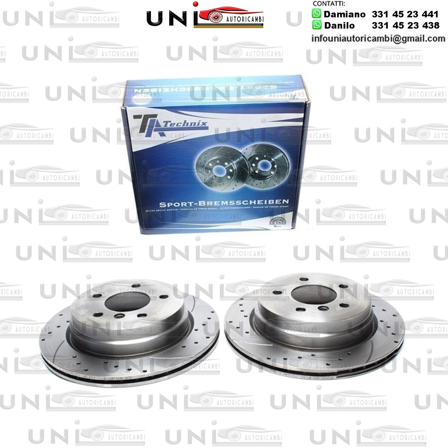 2X Dischi Sportivi Posteriori BMW Serie 1 / Serie 3 / Coupe / Touring / X1