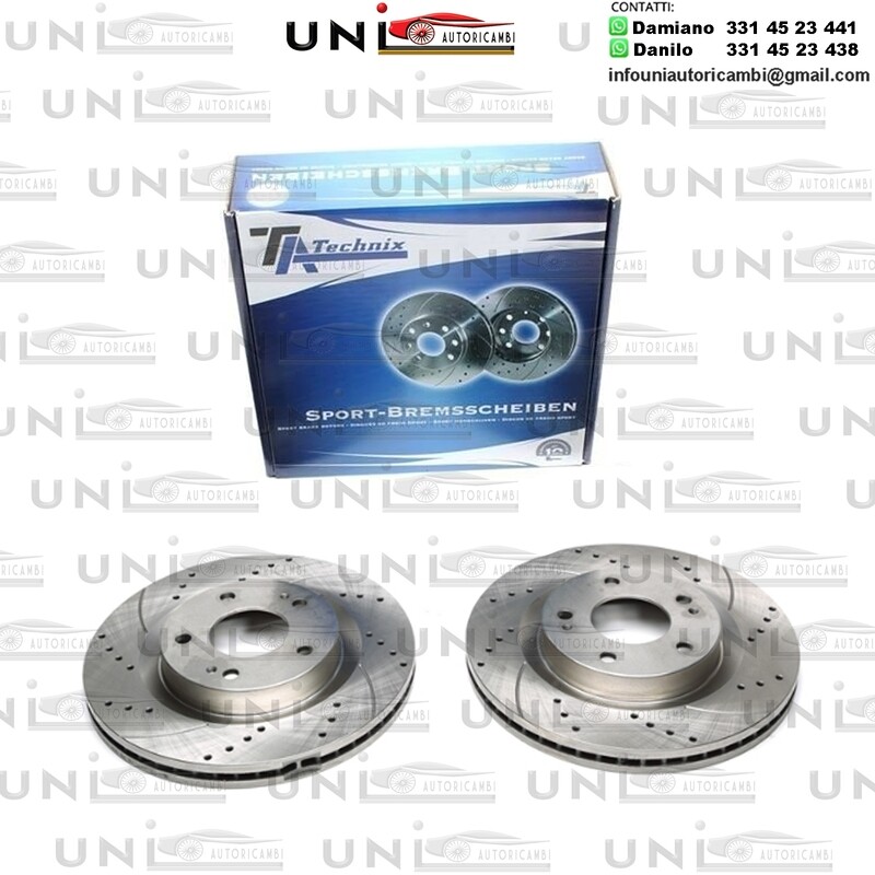 2X Dischi Sportivi Anteriori Mitsubishi Grandis