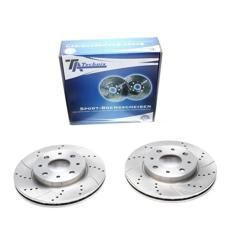 2X Dischi Sportivi Anteriori Fiat 500 / Panda / Ford KA
