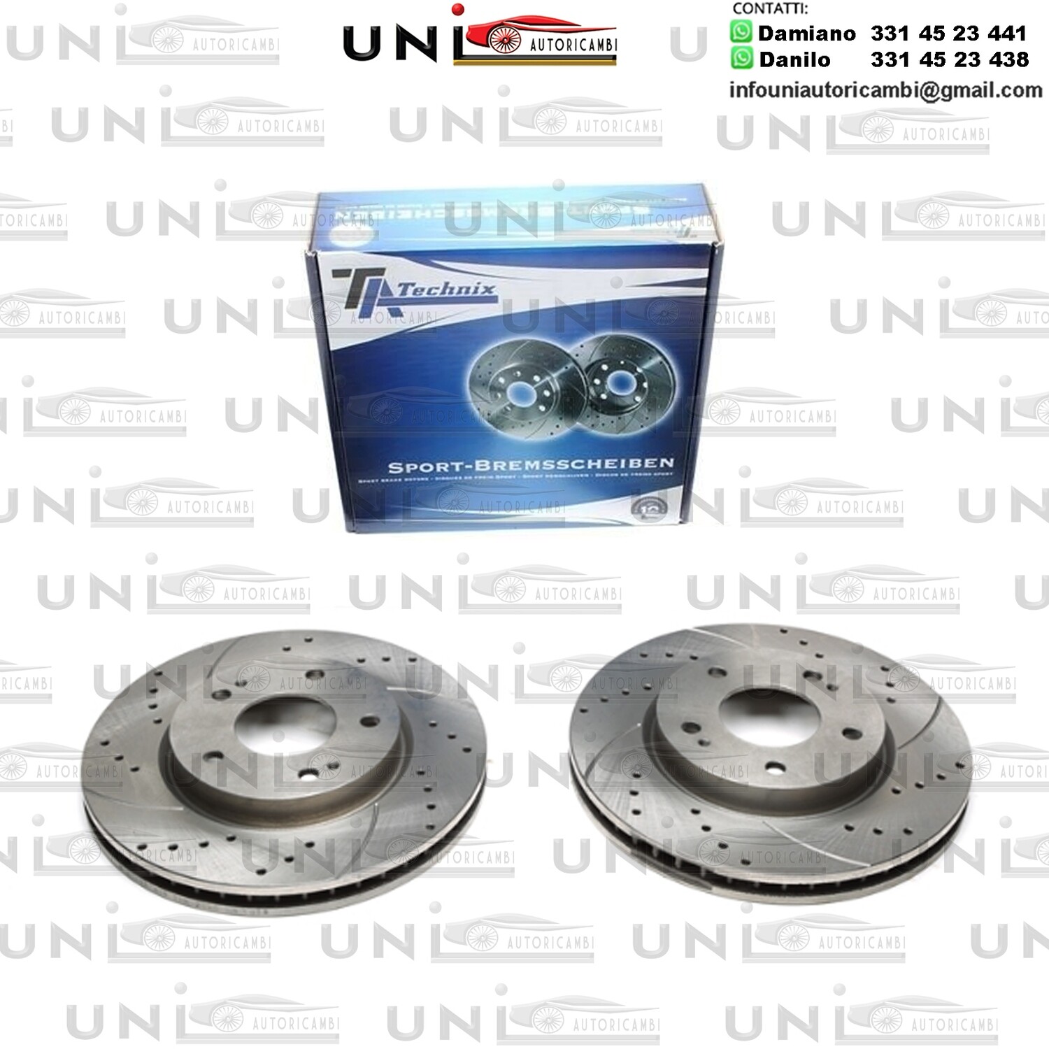 2X Dischi Sportivi Anteriori Mitsubishi Lancer Saloon / Lancer Kombi / Space Runner