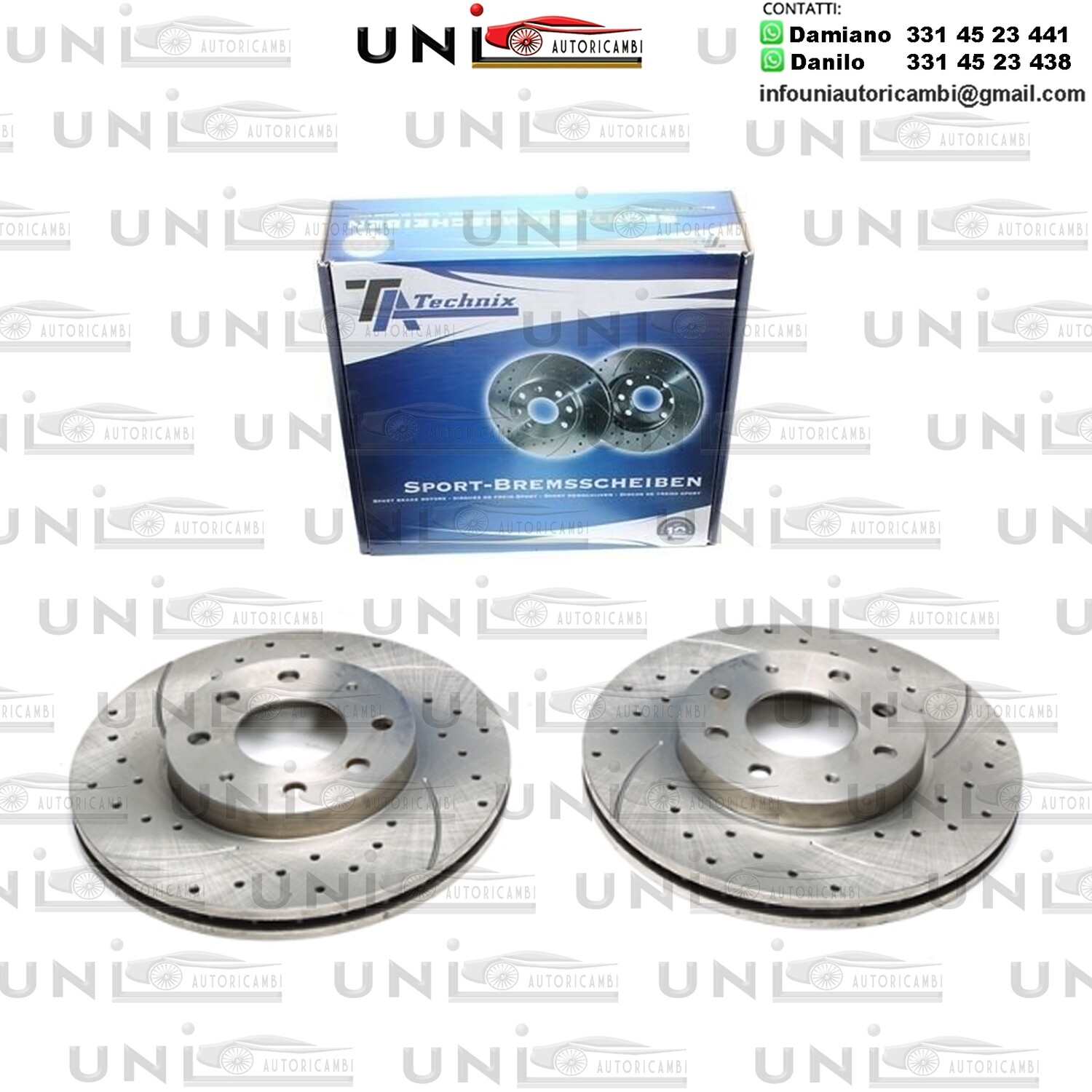 2X Dischi Sportivi Anteriori Mitsubishi Galant VI / Galant VI SW