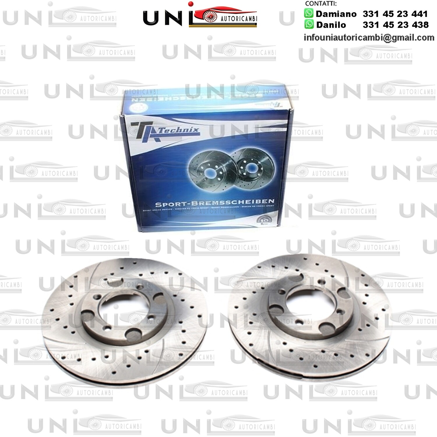 2X Dischi Sportivi Anteriori Mazda 626 II Hatchback / 626 II