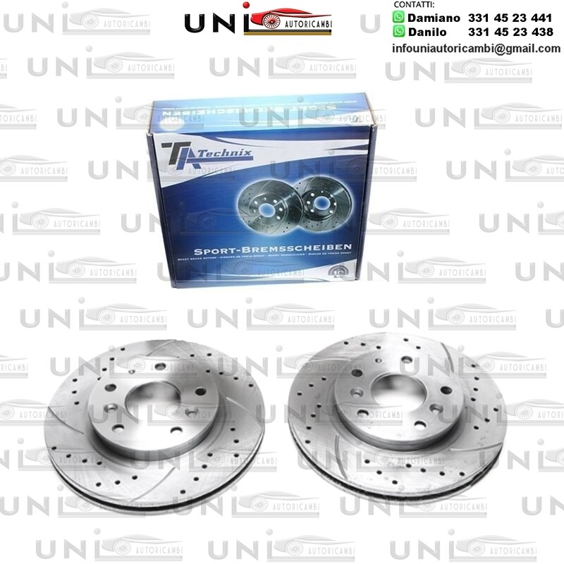 2X Dischi Sportivi Anteriori Mazda 626 III Hatchback / 626 III / 626 III SW / 626 III Coupe / 626 IV Hatchback