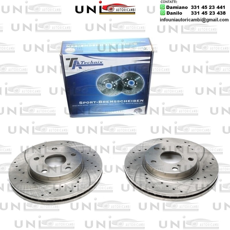 2X Dischi Sportivi Anteriori Toyota Auris
