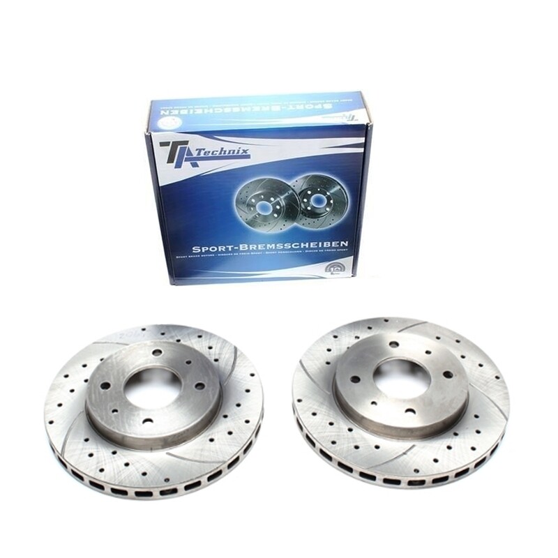 2X Dischi Sportivi Anteriori Mitsubishi Galant III / Galant IV / Galant IV Sedan / Space Wagon / Tredia