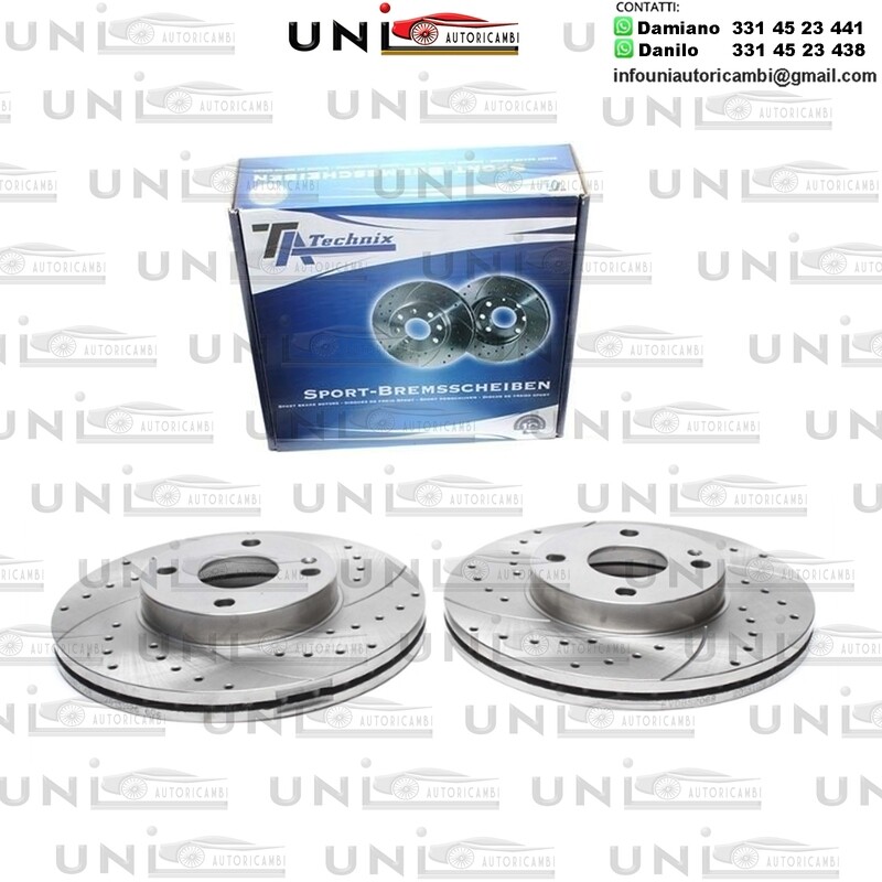 2X Dischi Sportivi Anteriori Mazda 323 / MX3 / MX5 I / MX5 II