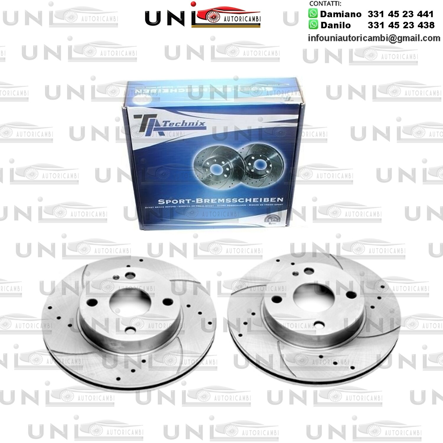 2X Dischi Sportivi Anteriori Mazda 121 II / 323 / MX5 I