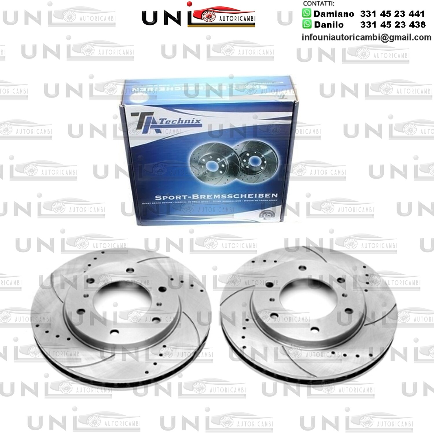 2X Dischi Sportivi Anteriori Mitsubishi L200