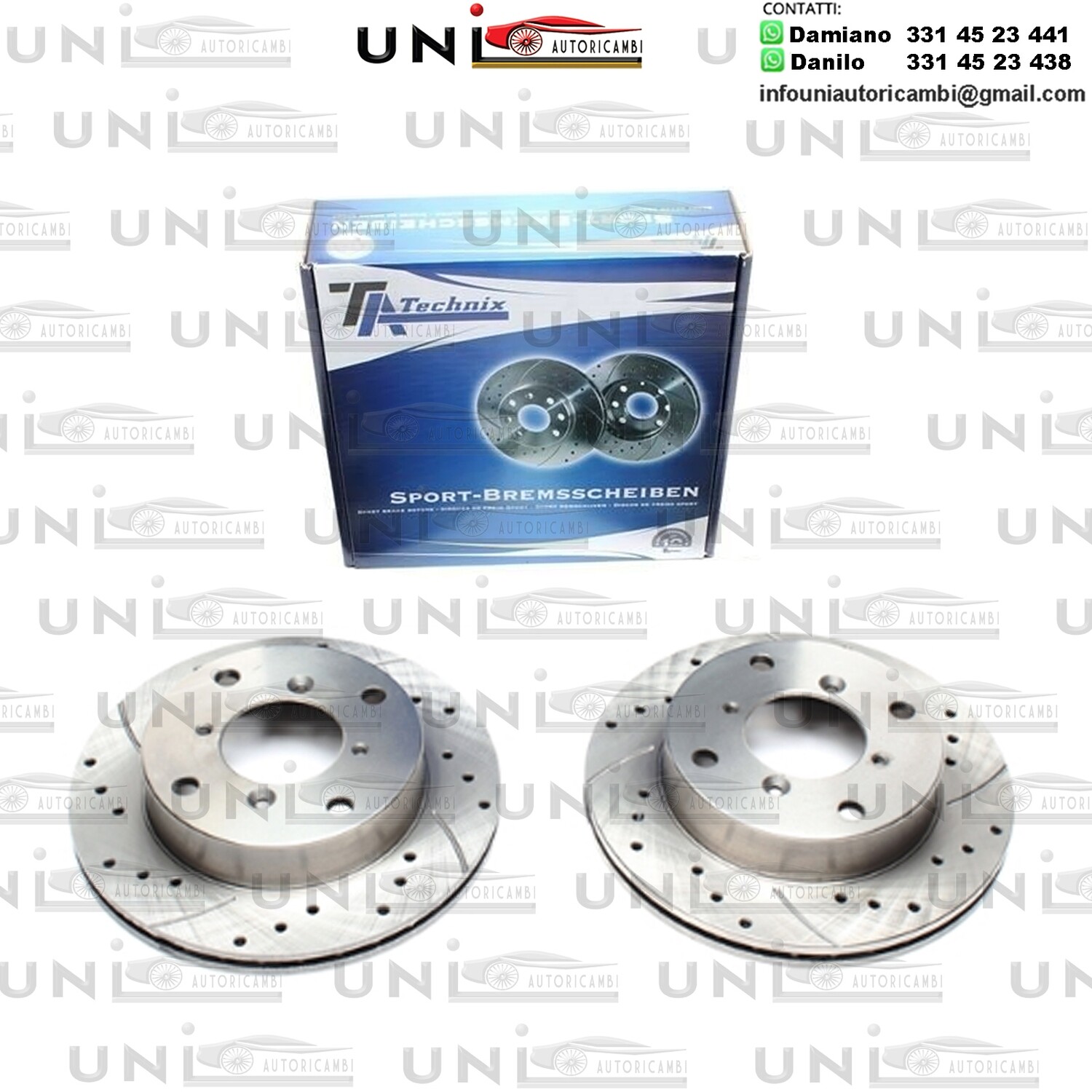 2X Dischi Sportivi Anteriori Subaru Justy II / Suzuki Alto / Swift I / Swift II Hatchback / Swift II Sedan