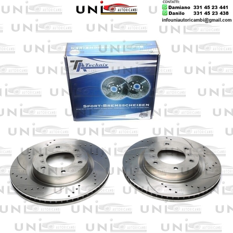 2X Dischi Sportivi Anteriori Mitsubishi Pajero IV