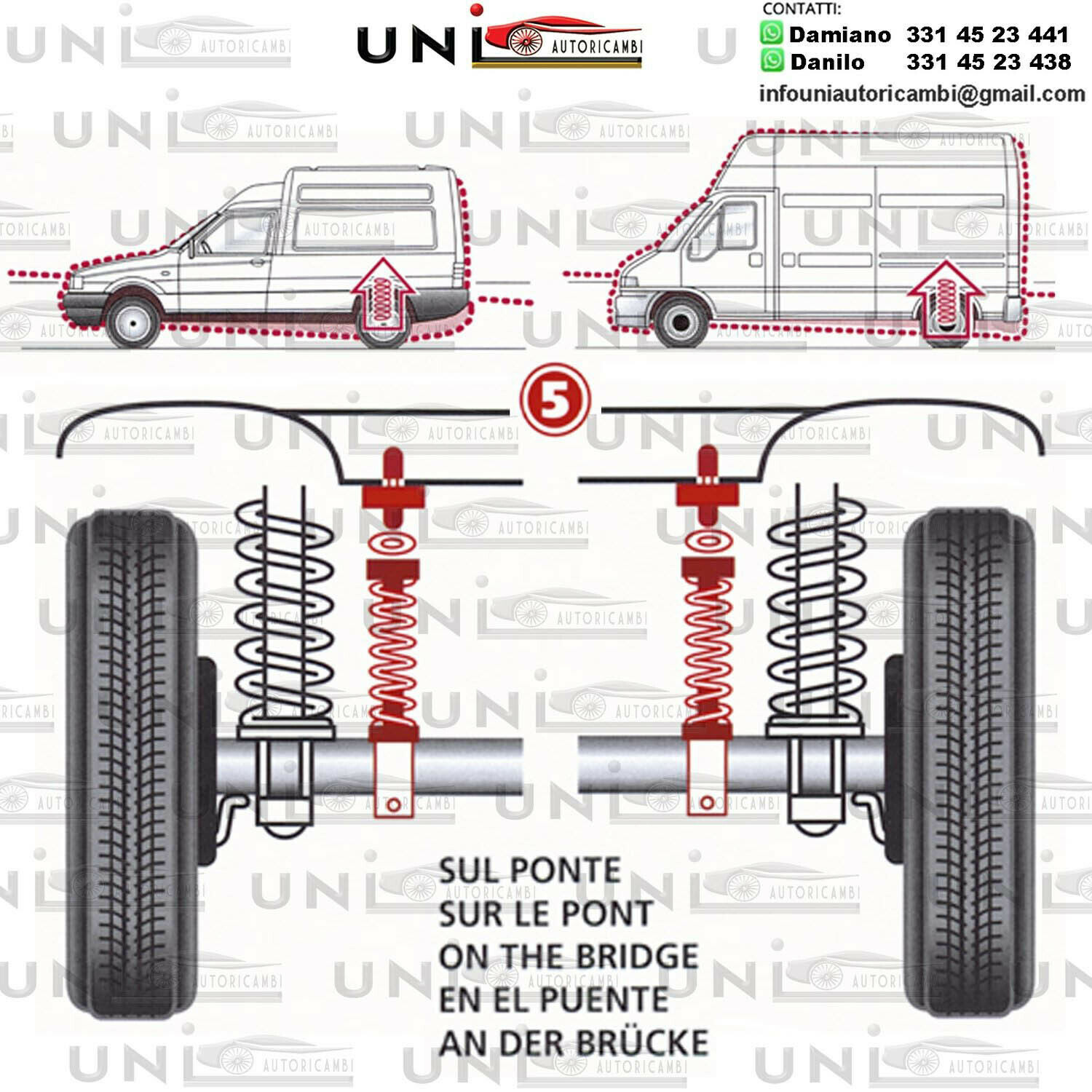 KIT 2 Molle CHRYSLER – SIMCA – TALBOT / CITROËN
