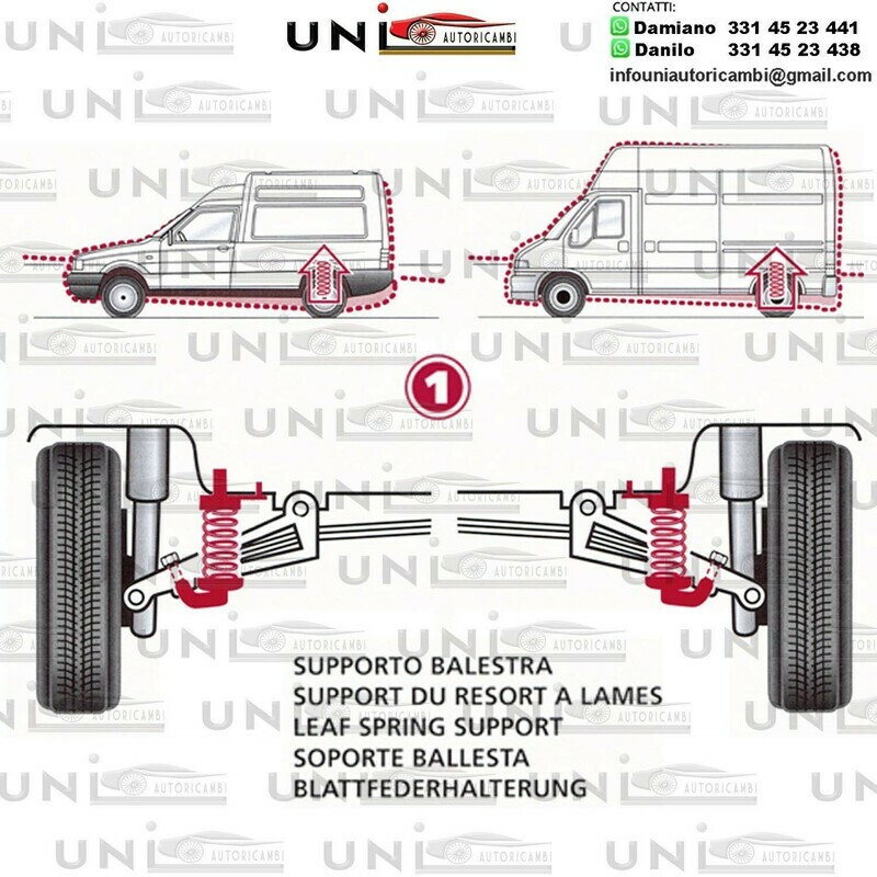 KIT 2 Molle Posteriori FORD / HYUNDAI / LANCIA