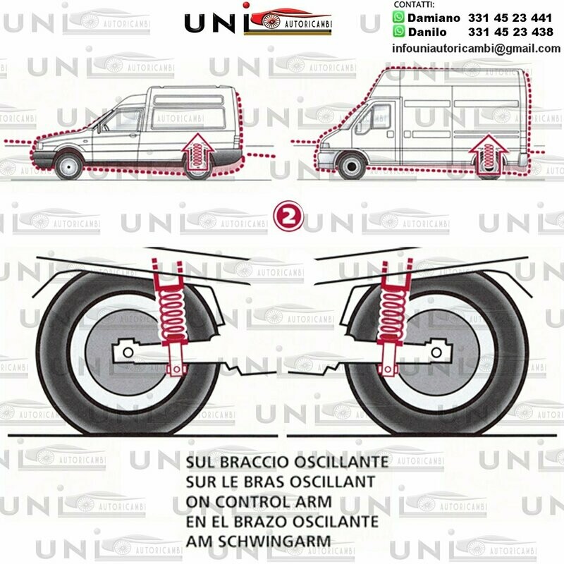 KIT 2 Molle Posteriori NISSAN / OPEL