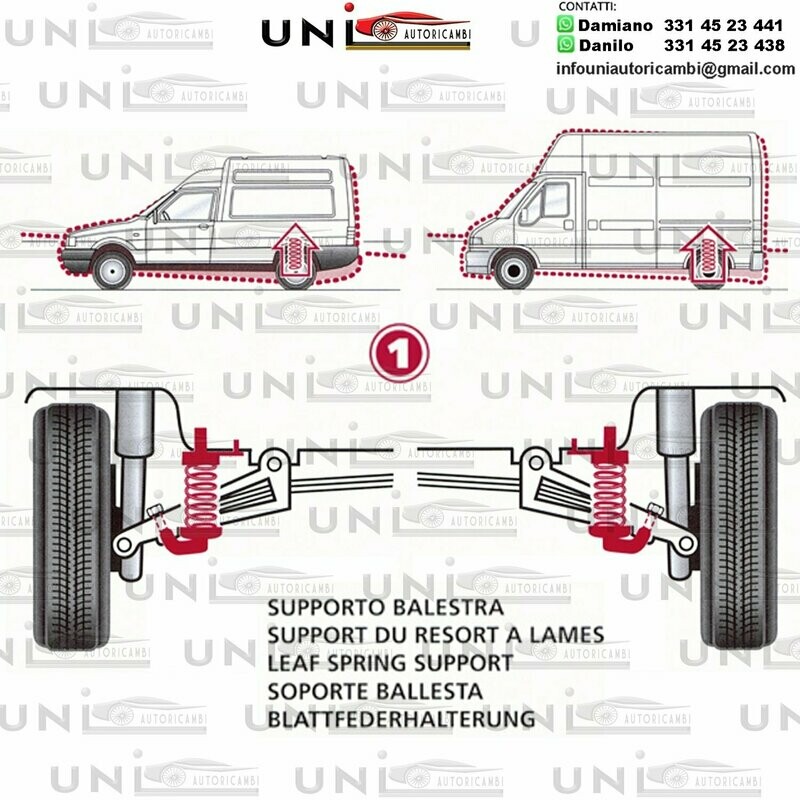 KIT 2 Molle Posteriori NISSAN / OPEL