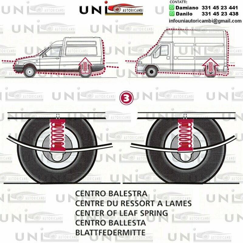 KIT 2 Molle Posteriori VEICOLI COMMERCIALI