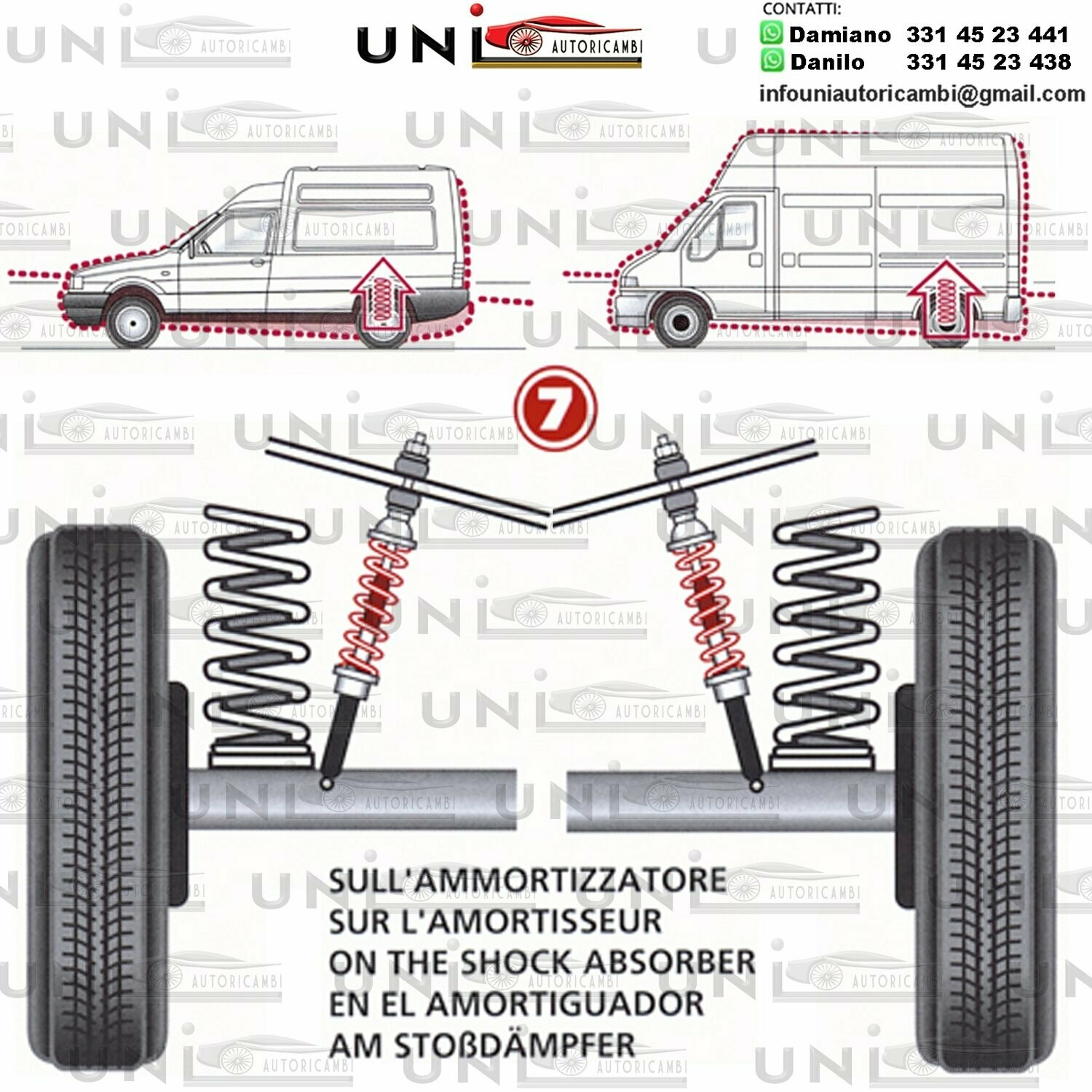 Kit Molle Stabilizzatrici da Carico Posteriori BMW SERIE 3 - 318 E21 da 06.1975 a 08.1982