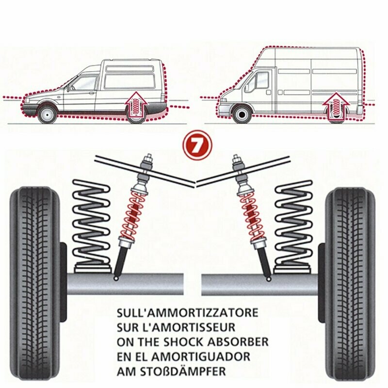 Kit Molle Stabilizzatrici da Carico Posteriori BMW 8 SERIE 3 E46 da 1998 a 2004