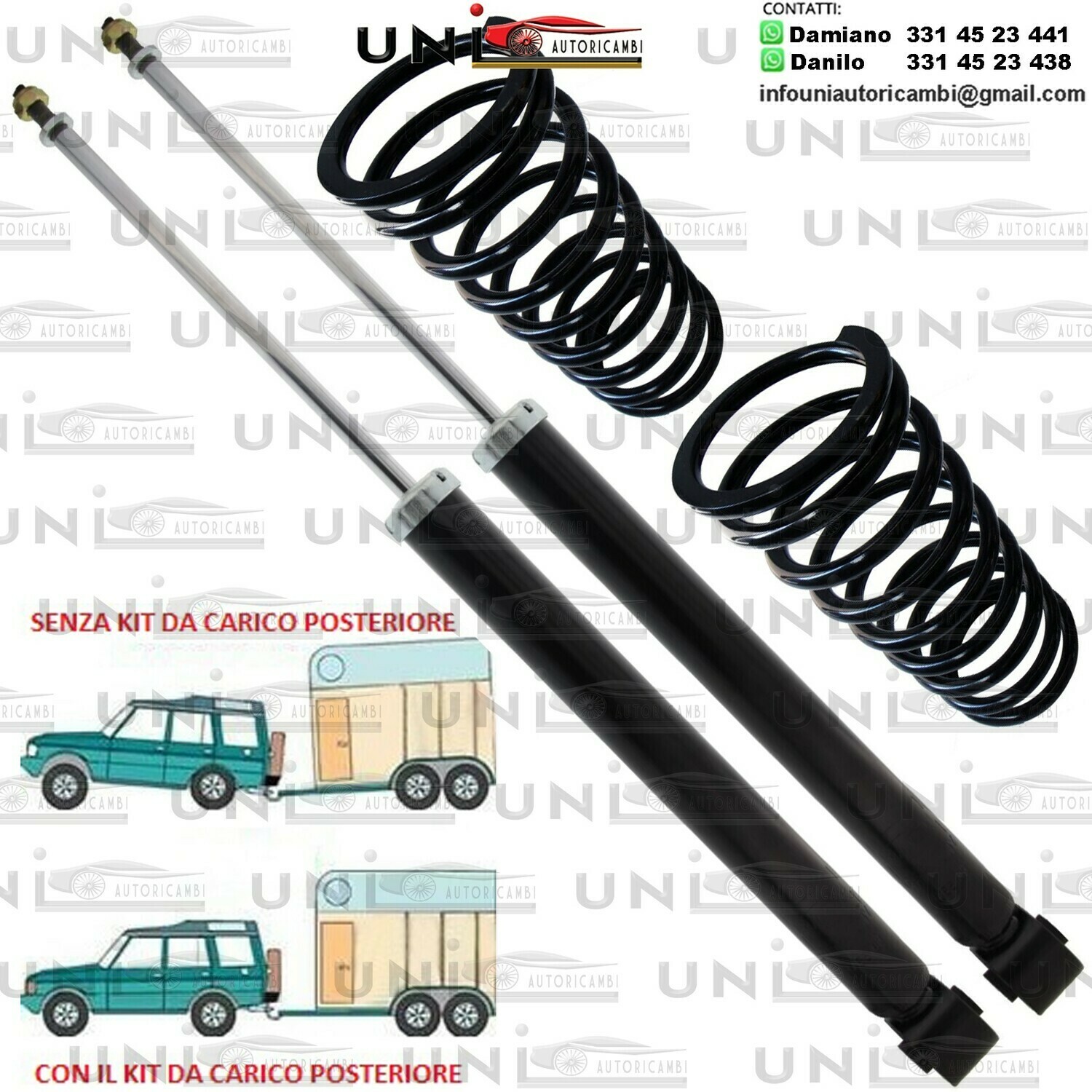 KIT 2 Molle Posteriori da Carico AUDI