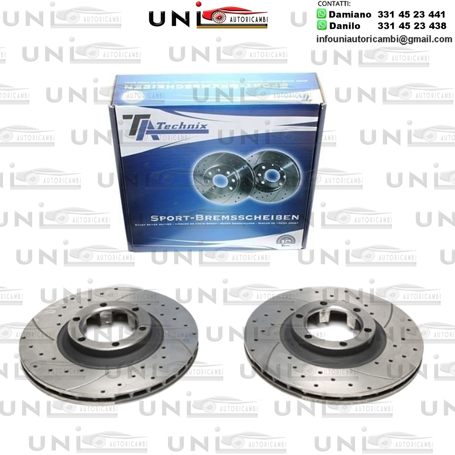 2X Dischi Sportivi Anteriori passend Hyundai Galloper II / Mitsubishi Galloper / Pajero I / L200 / L300 Bus