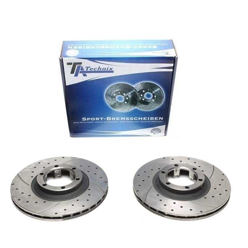 2X Dischi Sportivi Anteriori passend Hyundai Galloper II / Mitsubishi Galloper / Pajero I / L200 / L300 Bus