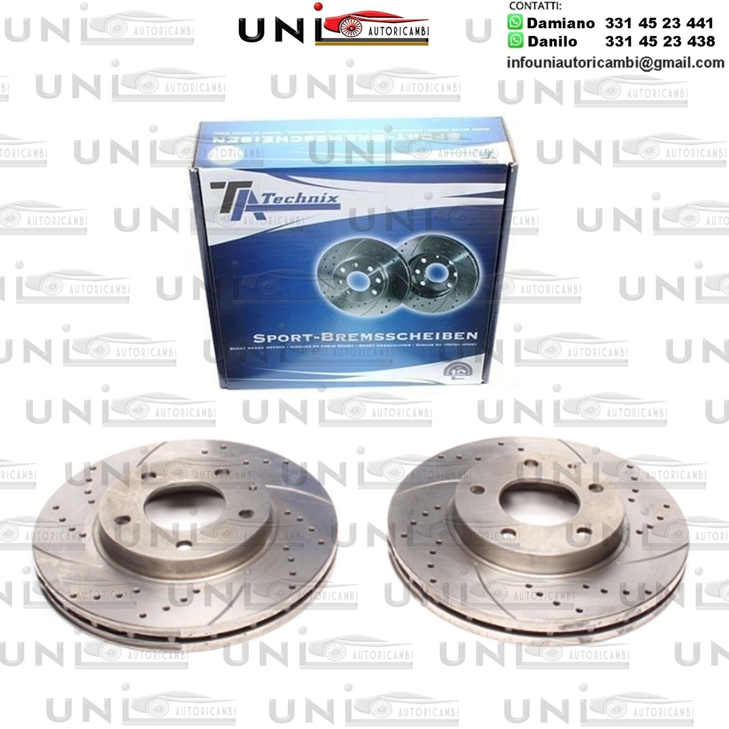 2X Dischi Sportivi Anteriori Mazda MPV II / Xedos 9