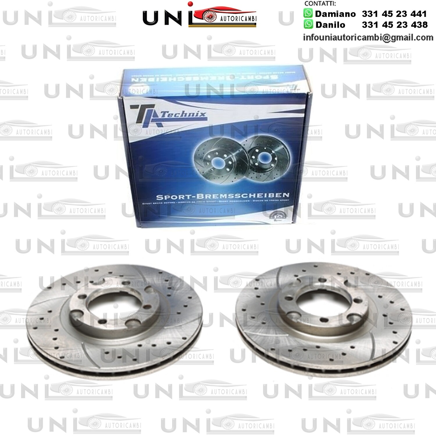 2X Dischi Sportivi Anteriori Mazda 626 III / 626 III Hatchback