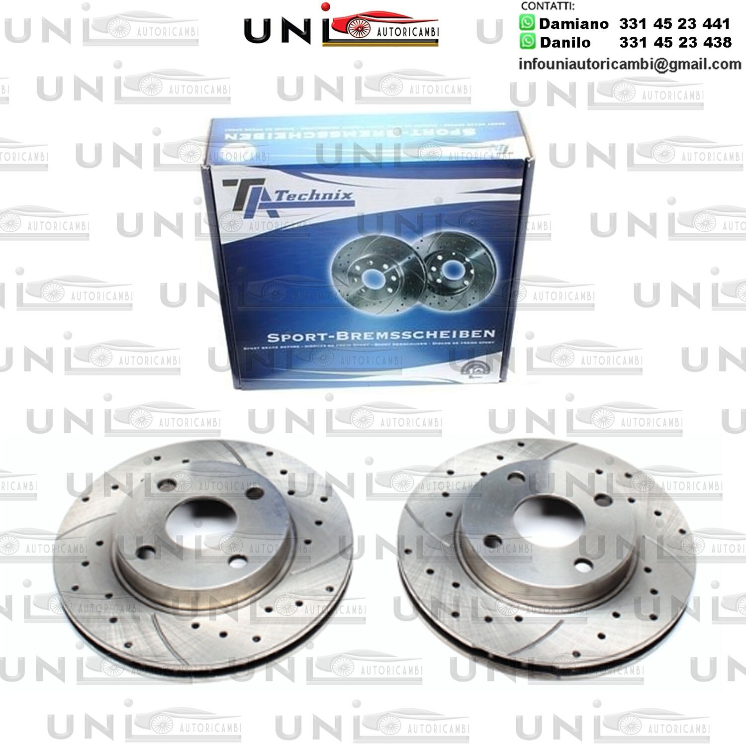 2X Dischi Sportivi Anteriori Mazda 323 F VI / 323 S VI