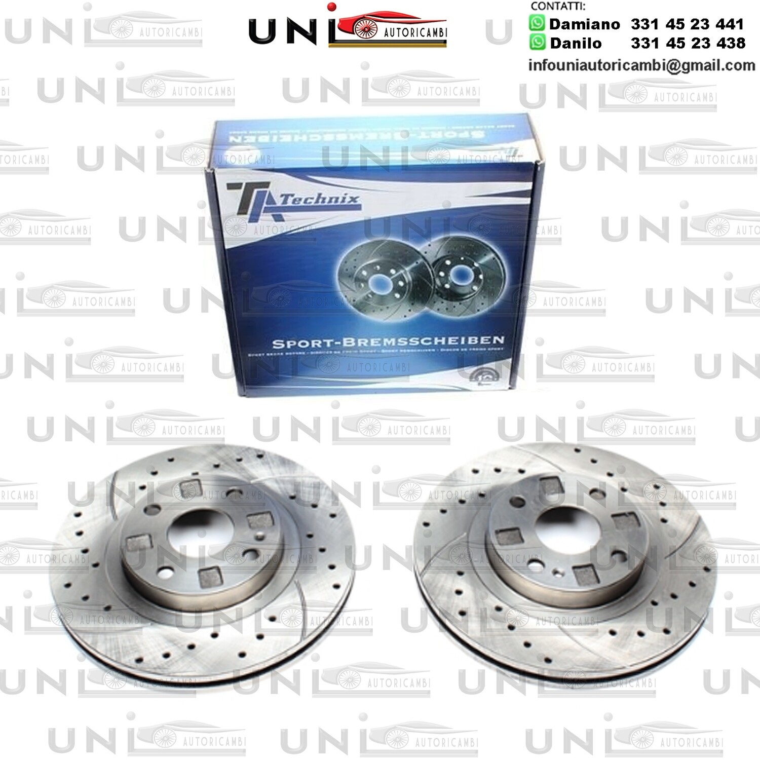 2X Dischi Sportivi Anteriori Mazda 323 F VI / 323 S IV