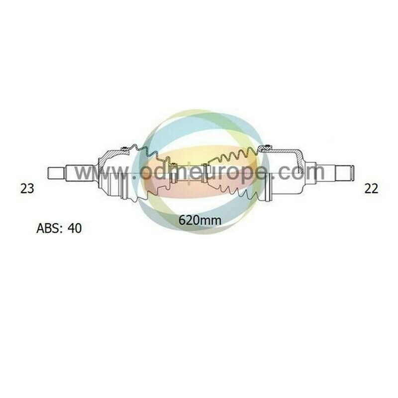 SEMIASSE/ALBERO MOTORE CAMBIO AUTOMATICO / MANUALE ANTERIORE SINISTRO CHEVROLET Matiz da 2005 a 2014 / Daewoo Matiz da 1998 a 2020