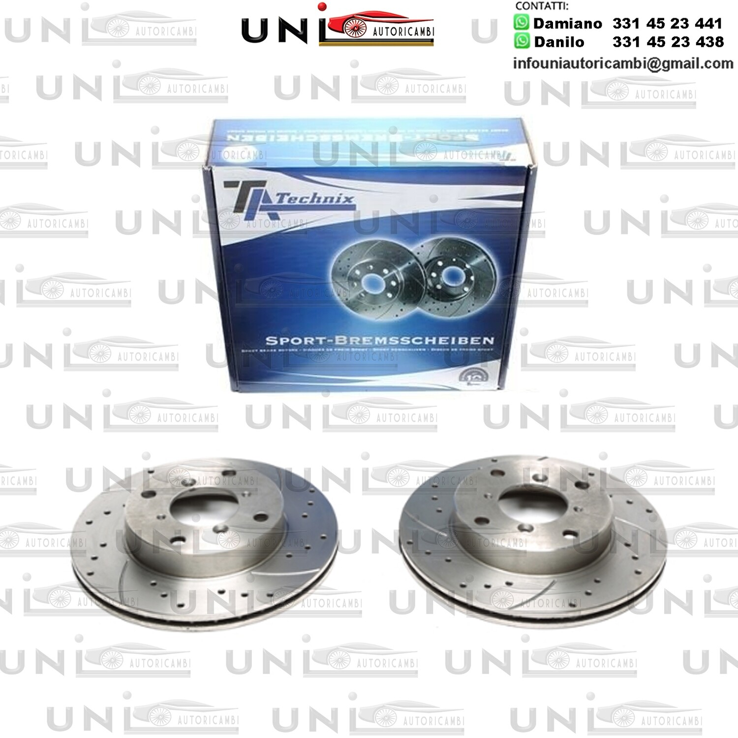 2X Dischi Sportivi Anteriori Suzuki Swift II Sedan / Swift II Hatchback