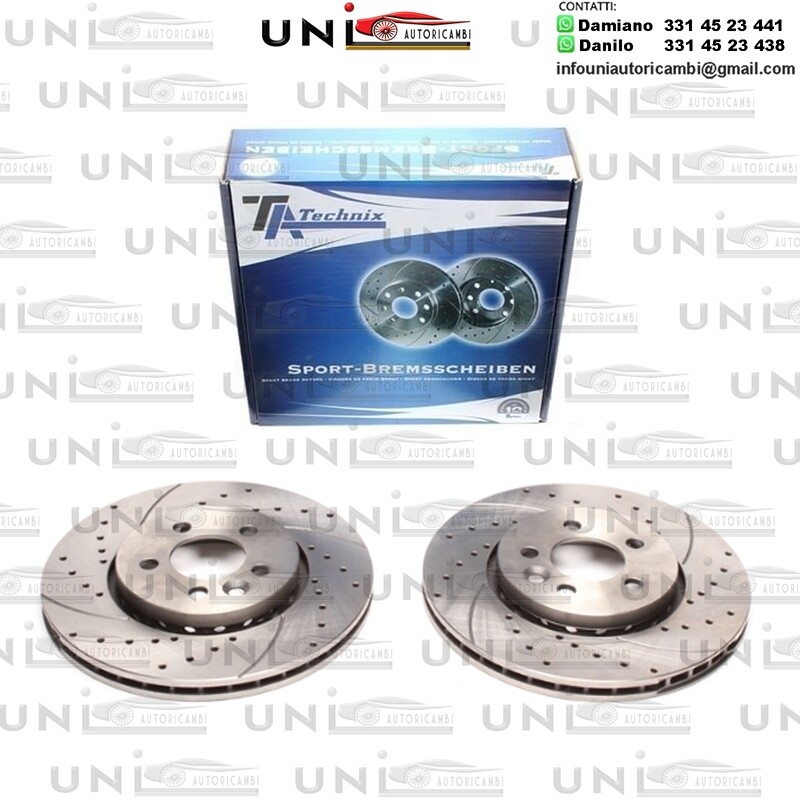 2X Dischi Sportivi Anteriori MG ZT / MG ZT-T / Rover 75 / Rover 75 Tourer