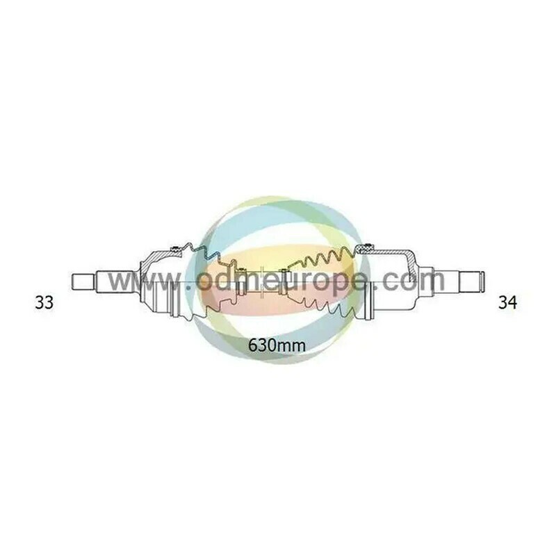SEMIASSE/ALBERO MOTORE CAMBIO MANUALE ANTERIORE SINISTRO Chevrolet Cruze da 2009 a 2020